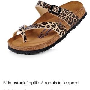 COPY - Leopard Papillio Birkenstock size 37